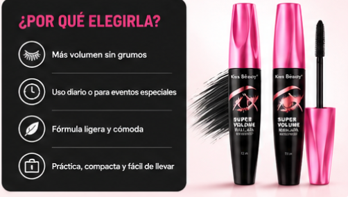 2 Mascara de pestaña super volumen