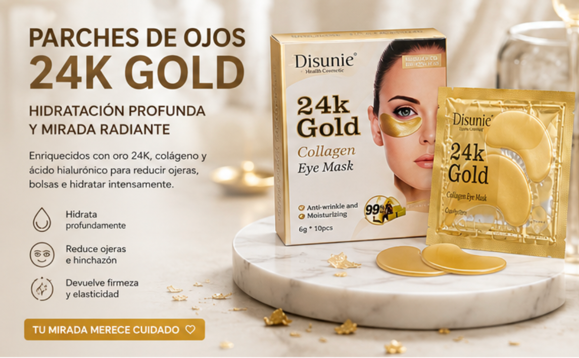 Parches 24K para tus ojos