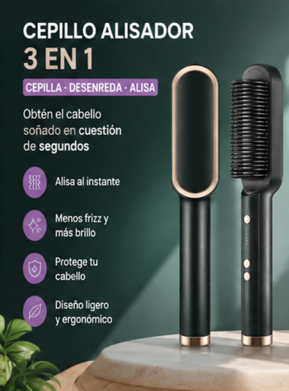 Cepillo Alisador Rizador Multifuncional