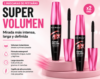 2 Mascara de pestaña super volumen
