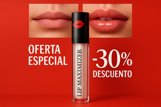 en el gloss debe salir "Lip Maximizer", en vez de gloss voluminizador de labios. ademas el labio en la tapa debe estar por el costado de la tapa 