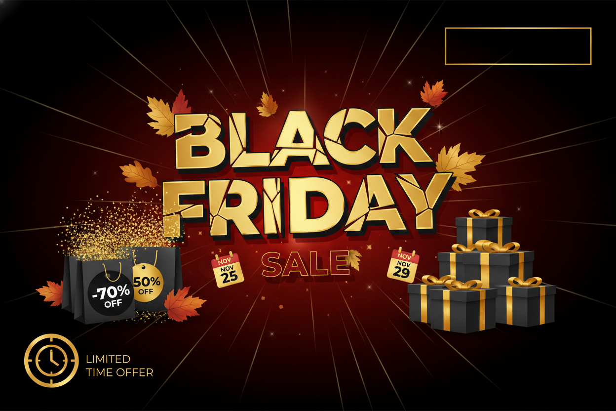 generame un banner opara mi tienda online con tematica black friday mes noviembre 