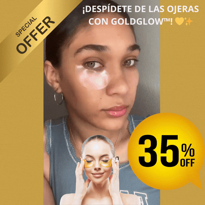 GoldGlow™ – Parches Reafirmantes e Hidratantes para Ojos ✨