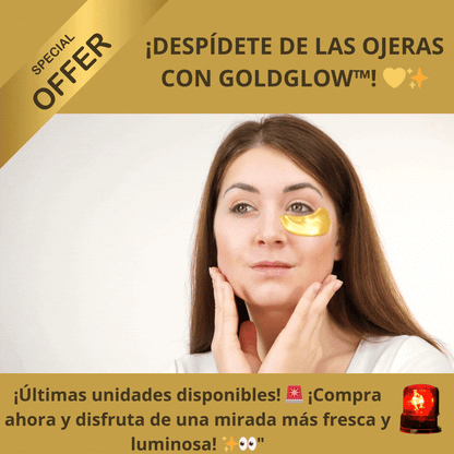 GoldGlow™ – Parches Reafirmantes e Hidratantes para Ojos ✨