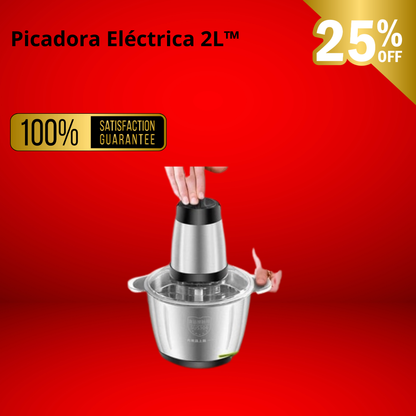 Picadora de Carne Eléctrica Doméstica 2L™ – Acero Inoxidable 304
